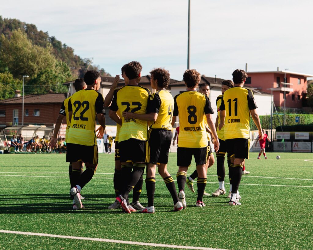 Manita Taverne: cinque gol al Widnau